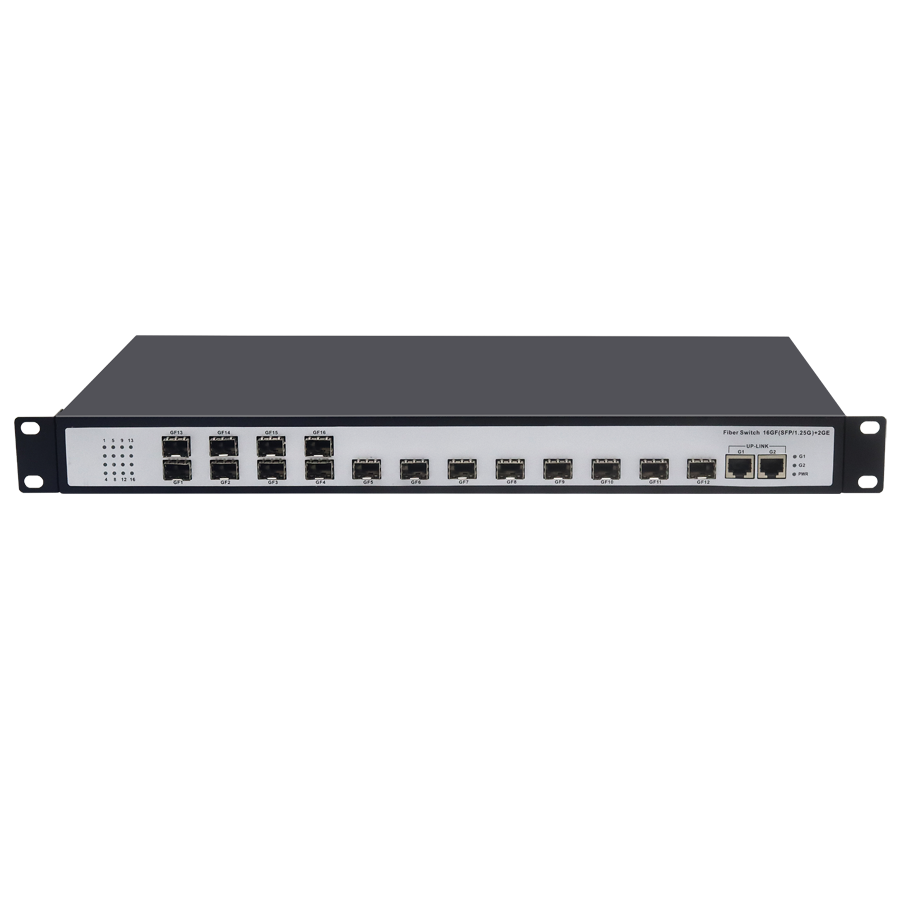 千兆16光2電SFP匯聚型交換機(jī)
