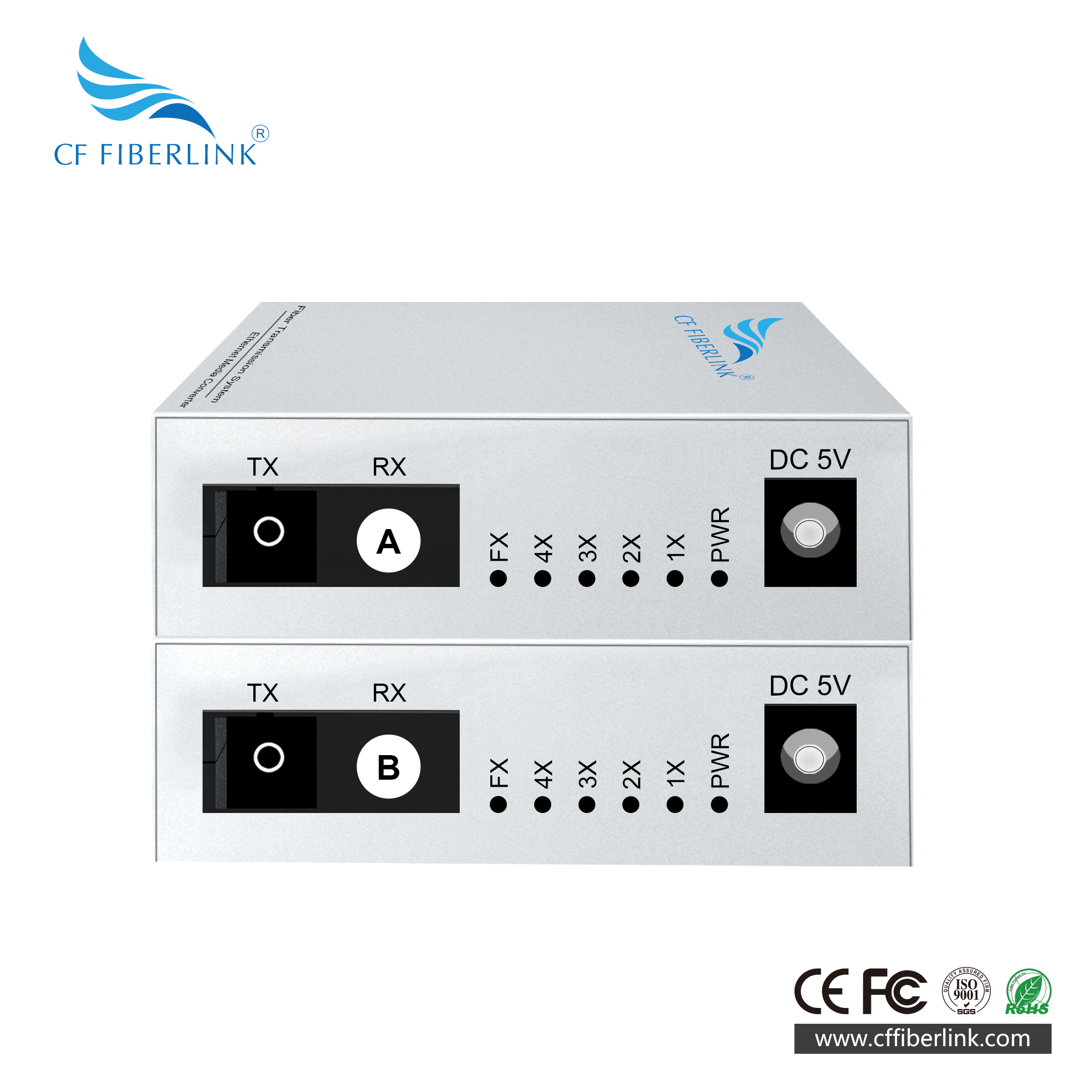 百兆1光4電單模單纖