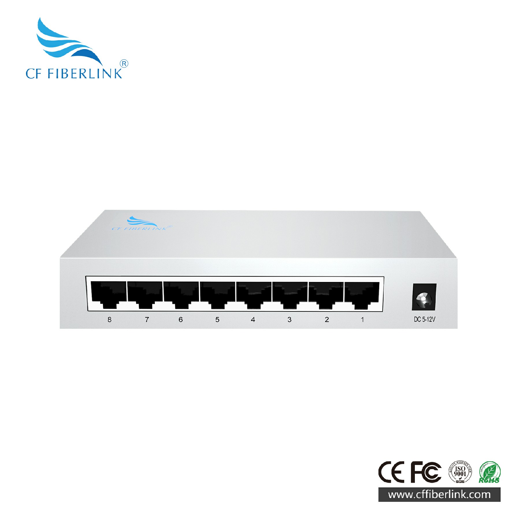 千兆1光8電多模雙纖 