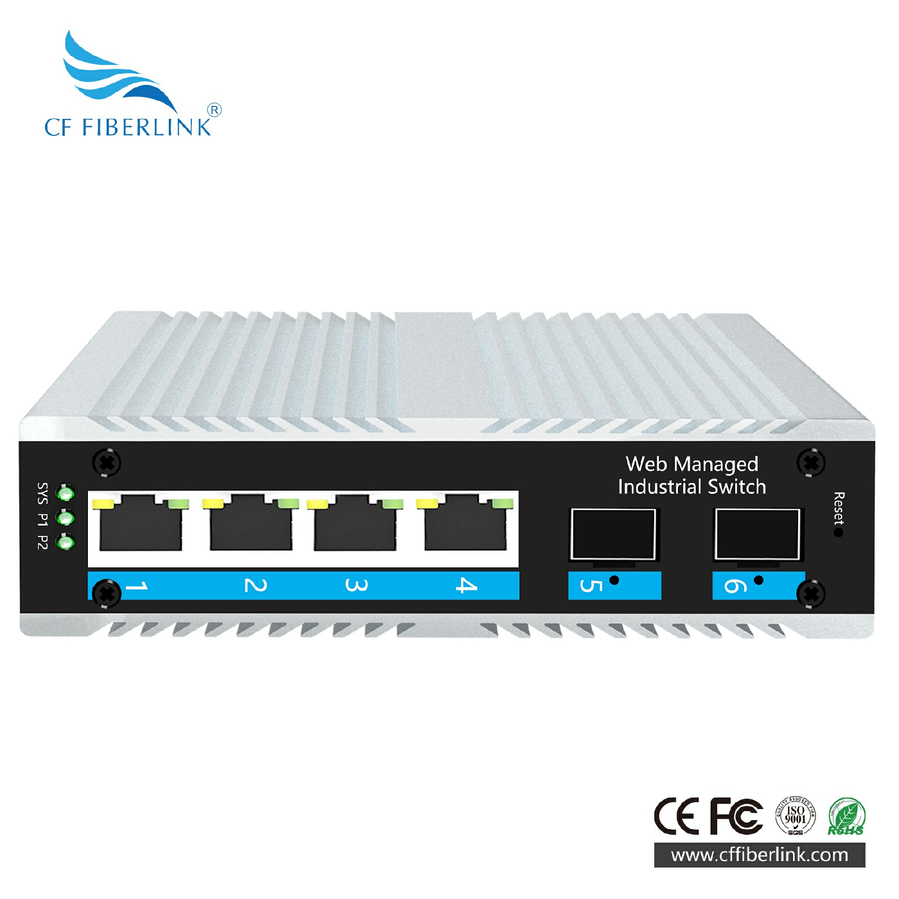 L2 WEB2光4電-SFP