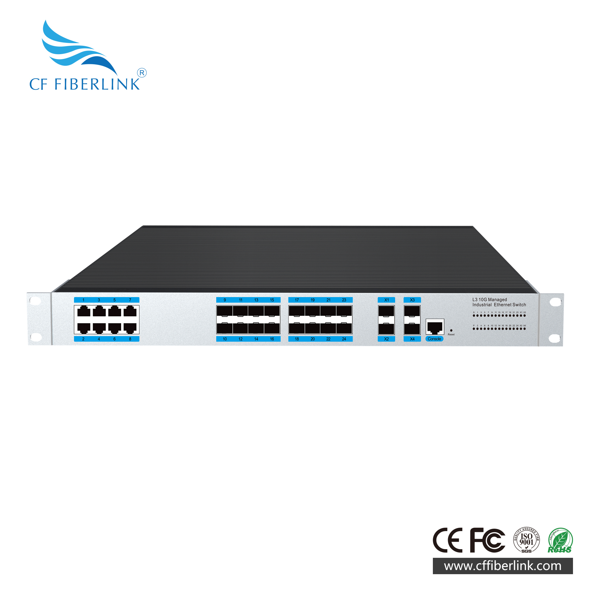 4萬兆光16千兆電SFP口工業(yè)交換機