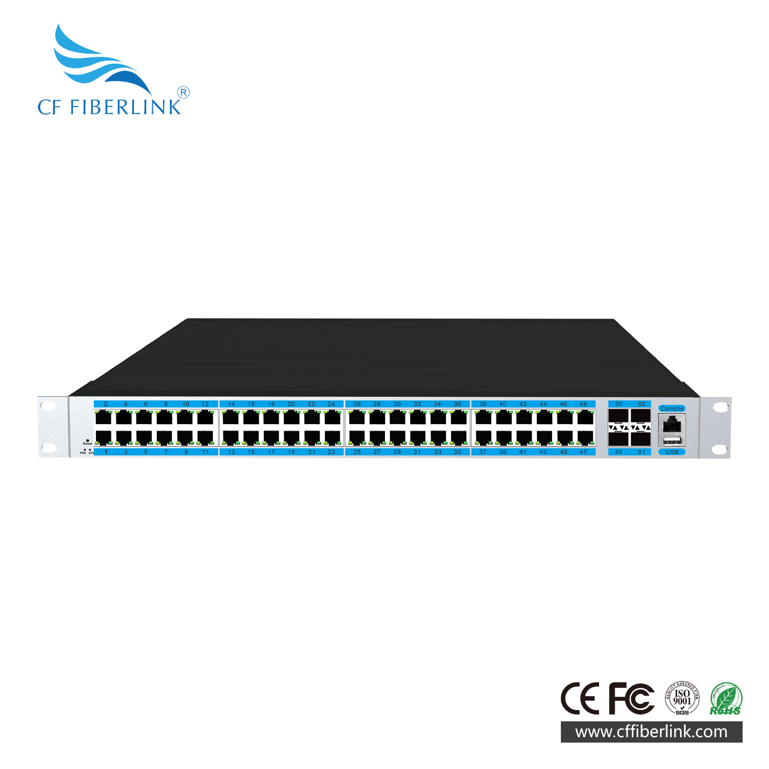 4萬兆光48千兆電工業(yè)交換機